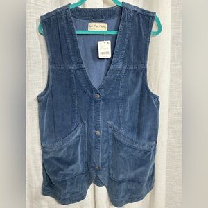 We The Free Majolica Blue Vest